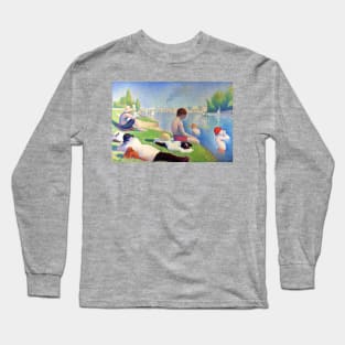 Bathers at Asnières Long Sleeve T-Shirt